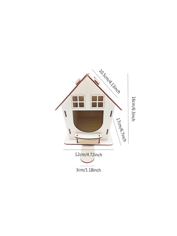Wooden birdhouse