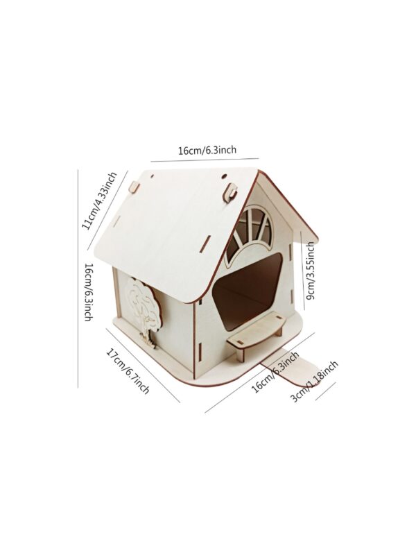 Wooden birdhouse