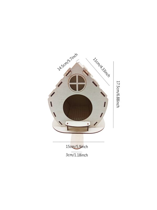 Wooden birdhouse