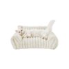 D10C61149DEDFE77F849E17F6A10BB35 Rabbit fur plush pet bed