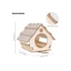 Wooden birdhouse