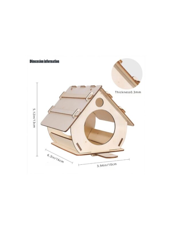Wooden birdhouse