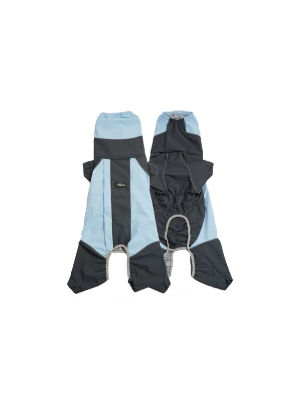 Reflective strip raincoat